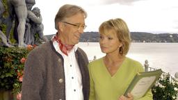 Breitwieser (Gerd Anthoff) macht seiner Konkurrentin Antonia (Uschi Glas) ein Kompliment.