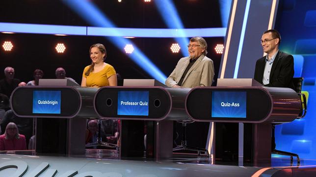 Das Quizduell-Olymp-Rateteam:  Marie-Louise Finck, Eckard Freise und Thorsten Zirkel.