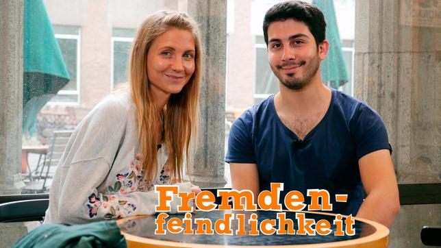 Moderatorin Jana beschäftigt sich heute mit dem Thema "Fremdenfeindlichkeit - Woher kommt der Hass?". Sie trifft Ali Can.