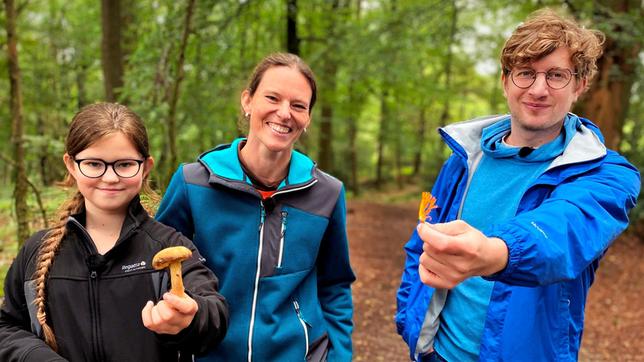 Robert macht sich gemeinsam mit Johanna und Melanie auf die Suche nach echten Superhelden: Pilzen!