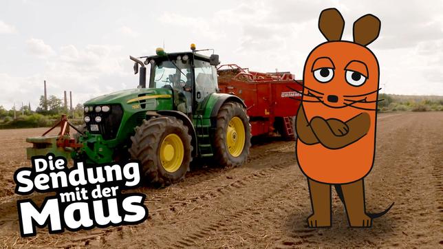 Die Maus vor Traktor