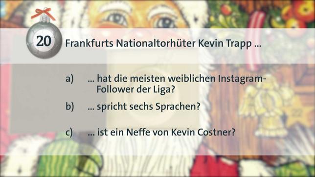 Adventsrätsel Frage Kevin Trapp