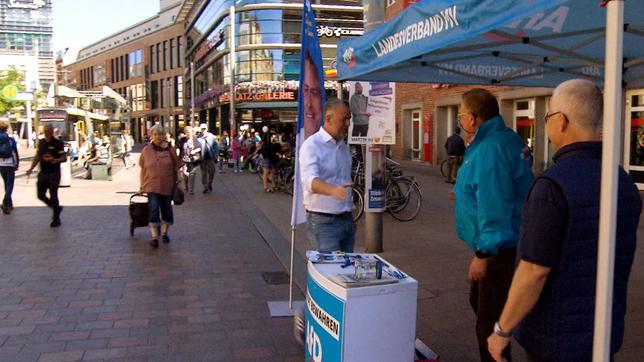 AfD-Wahlkampf in Schwerin