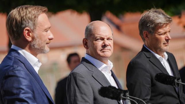 Christian Lindner, Olaf Scholz, Robert Habeck