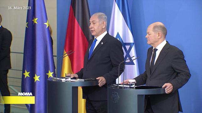 Benjamin Netanyahu, Olaf Scholz