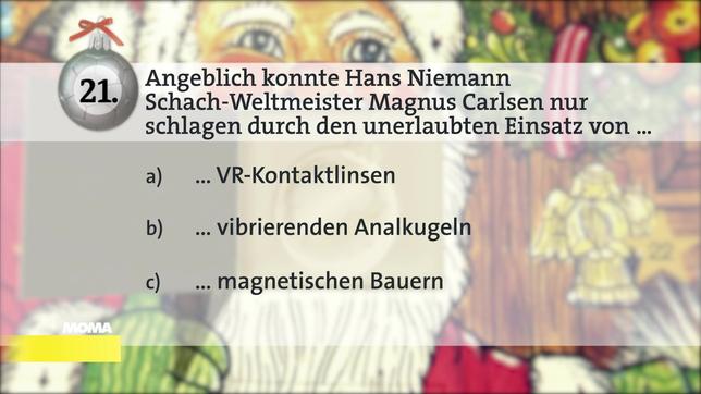 Adventsrästel Schach