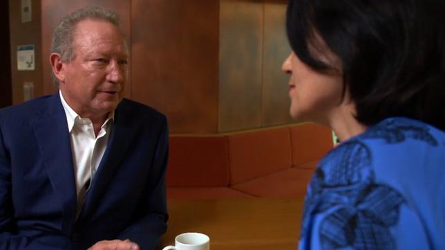 Andrew Forrest im Gespräch mit Sandra Ratzow.