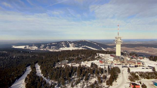 Erzgebirge aus der Vogelperspektive