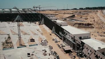 Baustelle des Grand Egyptian Museum 