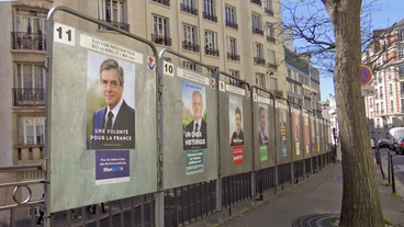 Kandidaten auf Wahlplakaten