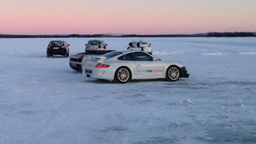 Die Autoindustrie testet  in Lappland.