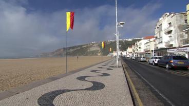 Der Strand von Nazaré