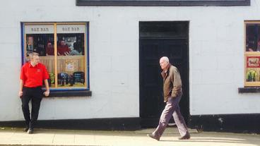 Hausfassade in Bushmills