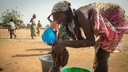 Eine Frau in Yola