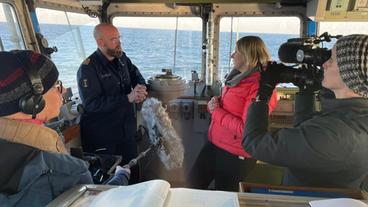 Niederlande: Die Crew der HNLMS Willemstad räumt in der Nordsee Minen