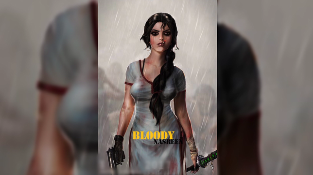 Comic-Figur "Bloody Nasreen"