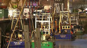 Boot im Hafen von Boston 