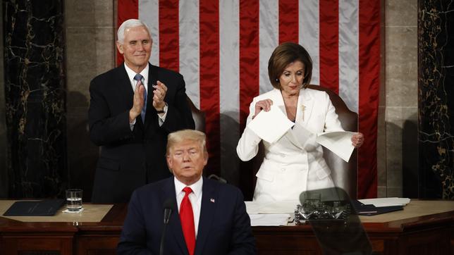 US-Präsident Trump, Nancy Pelosi, Mike Pence