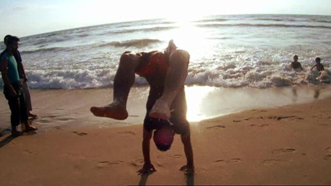 Jugendliche am Strand