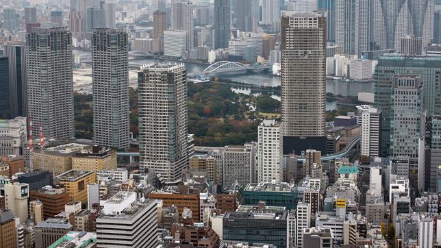 Hochäuser in Tokio.