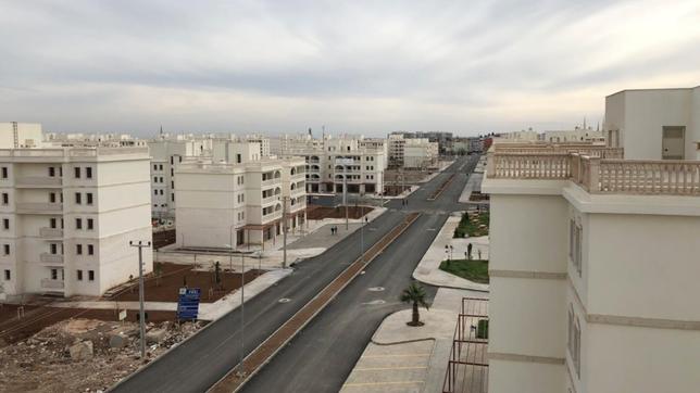 Ein Neubauviertel in Nusaybin