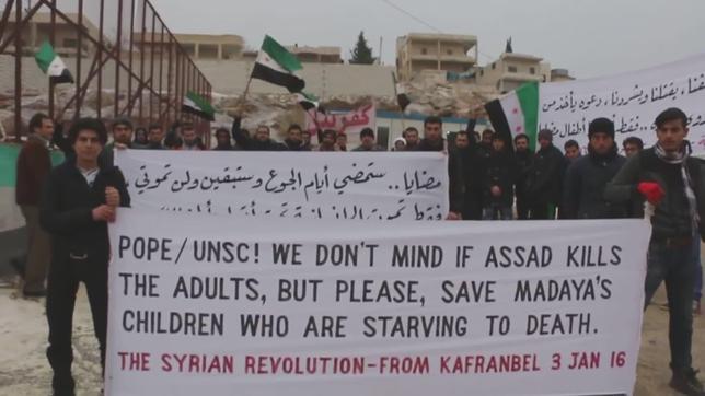 Kafranbel im Norden Syriens