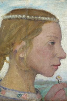 Paula Modersohn-Becker: Mädchenkopf