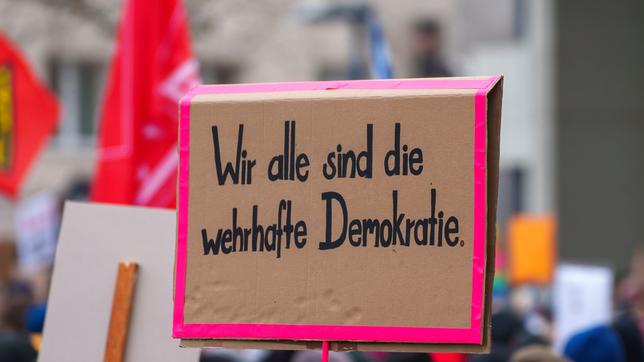 Wehrhaftigkeit ist das Wort der Stunde: Millionen gehen auf die Straßen, alle zusammen für die Demokratie und gegen ihre Feinde. Und danach?