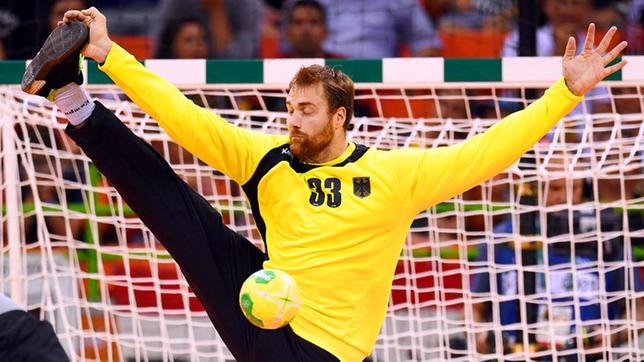 Der deutsche Handball-Torwart Andreas Wolff