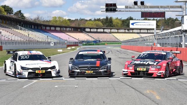 BMW, Mercedes und Audi auf dem Hockenheimring