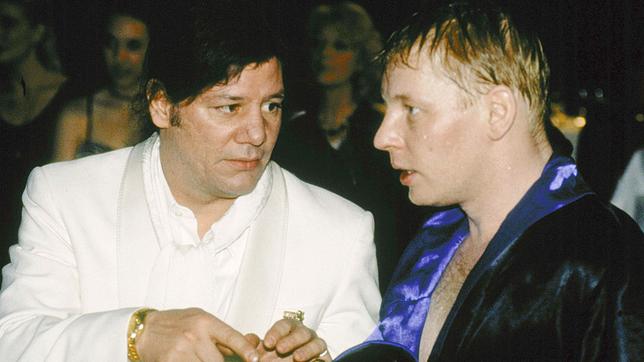 Rico Rottmann und Boxer Piet Michalke 