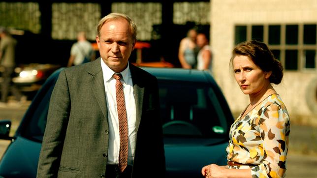 Tatort – Im Schmerz geboren: Felix Murot (Ulrich Tukur) und Magda Wächter (Barbara Philipp).