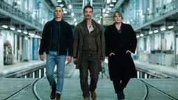 Drehstart Tatort Dortmund "Love is Pain"  (v.l.n.r.): Rick Okon als Jan Pawlak, Jörg Hartmann als Peter Faber, Stefanie Reinsperger als Rosa Herzog