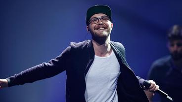 Mark Forster bei seinem Gastauftritt beim deutschen ESC-Vorentscheid.