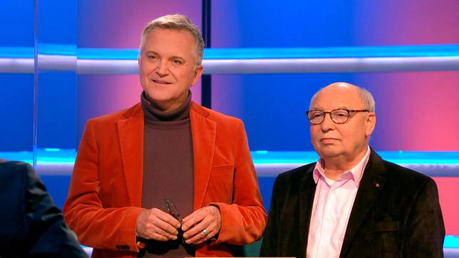 Jörg Knör und Hans-Joachim Heist // ARD/NDR DAS QUIZ MIT JÖRG PILAWA (79), am Donnerstag (08.04.21) um 16:10 Uhr im ERSTEN.