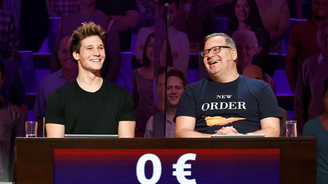 Rateteam-Kapitän Elton und der Sänger Wincent Weiss bilden ein Rateteam.