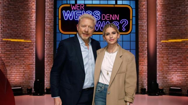 Treten als Kandidaten bei "Wer weiß denn sowas?" gegeneinander an: Der ehemalige Tennis-Profi Boris Becker und die 'Instagramerin' Caro Daur.