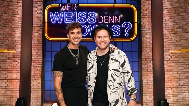 Treten bei "Wer weiß denn sowas?" als Kandidaten an: Der Schweizer Musiker und Sänger Seven und der Sänger und Songwriter Johannes Oerding.