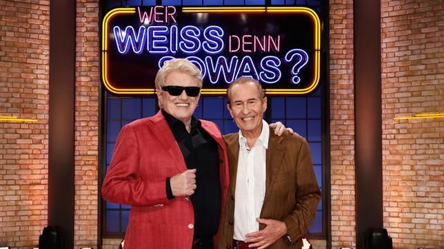 Treten bei "Wer weiß denn sowas?" als Kandidaten an: Die beiden Schlagersänger Heino Kramm und Michael Holm.