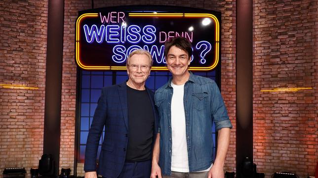 Treten bei "Wer weiß denn sowas?" als Kandidaten an:  Entertainer Wolfgang Lippert und der Comedian und Moderator Matze Knop.