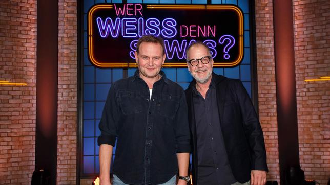 Treten bei "Wer weiß denn sowas?" als Kandidaten gegeneinander an: Die beiden Schauspieler Devid Striesow und Marek Erhardt.