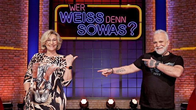 Treten bei "Wer weiß denn sowas?" als Kandidaten gegeneinander an: Die Sängerin Claudia Jung und der Sänger Nino de Angelo.