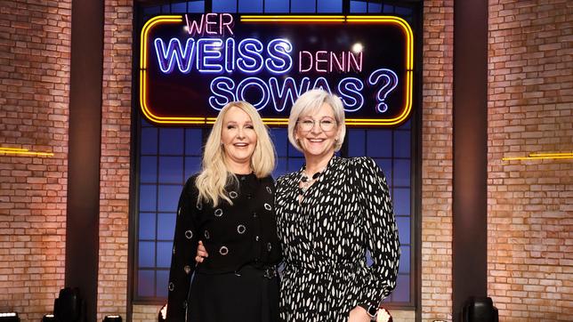 Treten bei "Wer weiß denn sowas?" als Kandidatinnen an: Die Sängerin und Komponistin Kristina Bach und die Sängerin und Schauspielerin Claudia Jung.