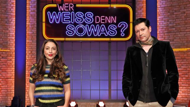 Treten bei "Wer weiß denn sowas?" als KandidatInnen gegeneinander an: Die Schauspielerin Arzu Bazman und der Schauspieler Thomas Koch.