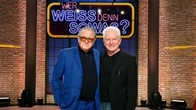 Treten bei "Wer weiß denn sowas? gegeneinander an: Der Schauspieler Michael Brandner und der Schauspieler Miroslav Nemec.