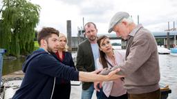 Yasmin, Frank, Felix Bartels und dessen Vater.