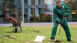 Maulwürfe machen ihm das Leben und die Arbeit schwer - daher greift René (Markus Graf) zu speziellen Maßnahmen ...