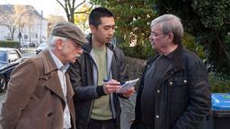 Rentnercops: Edwin (Tilo Prückner), Hui (Aaron Le) und Günter (Wolfgang Winkler) ermitteln.