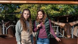 Luisa Mertens (Lilly Wiedemann) und Dr. Susanne Mertens (Elisabeth Lanz) beobachten Luisas Patenrind Gerd. Der junge Bulle humpelt, aber der Zoo hat ganz andere Pläne mit Tieren, die nicht vorm Aussterben bedroht sind.