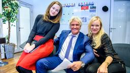 Sturm der Liebe Jean-Marie Pfaff Backstage mit Christin Barlogh und Magdalena Steinlein 